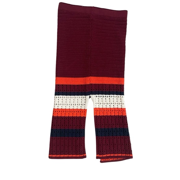 Free People Burgundy Striped Knit Maxi Skirt - Picture 4 of 10